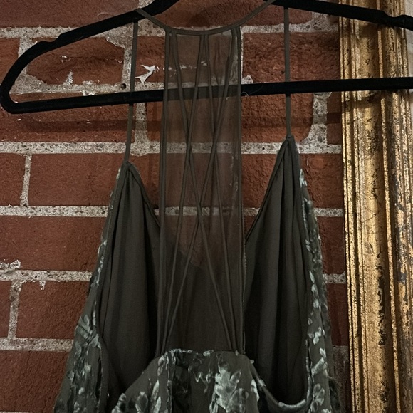 Haute Hippie Burnout Drop Waist Cocktail Dress - Picture 5 of 9